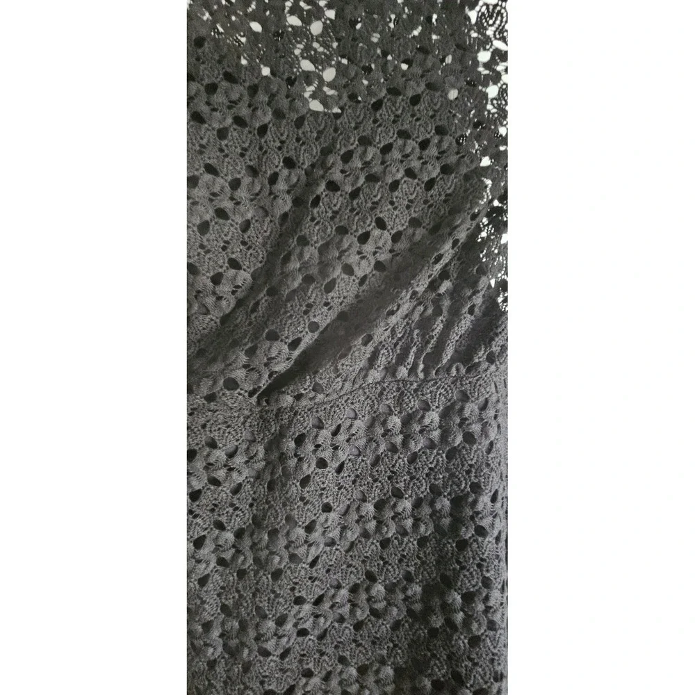 FREE PEOPLE black lace overlay lined‎ cut out dress Sz XS - Picture 5 of 9